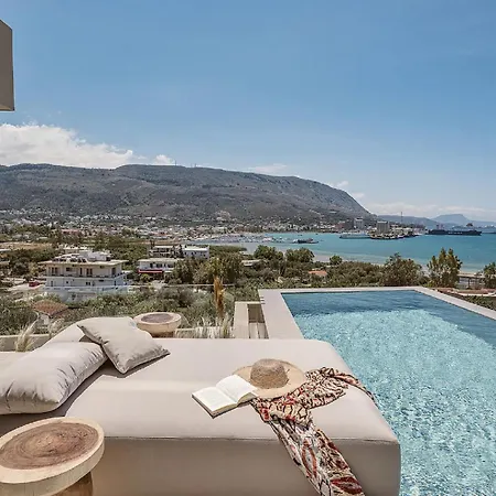 Daire Sea View Escape Panoramic Views Of Souda Bay Hanya